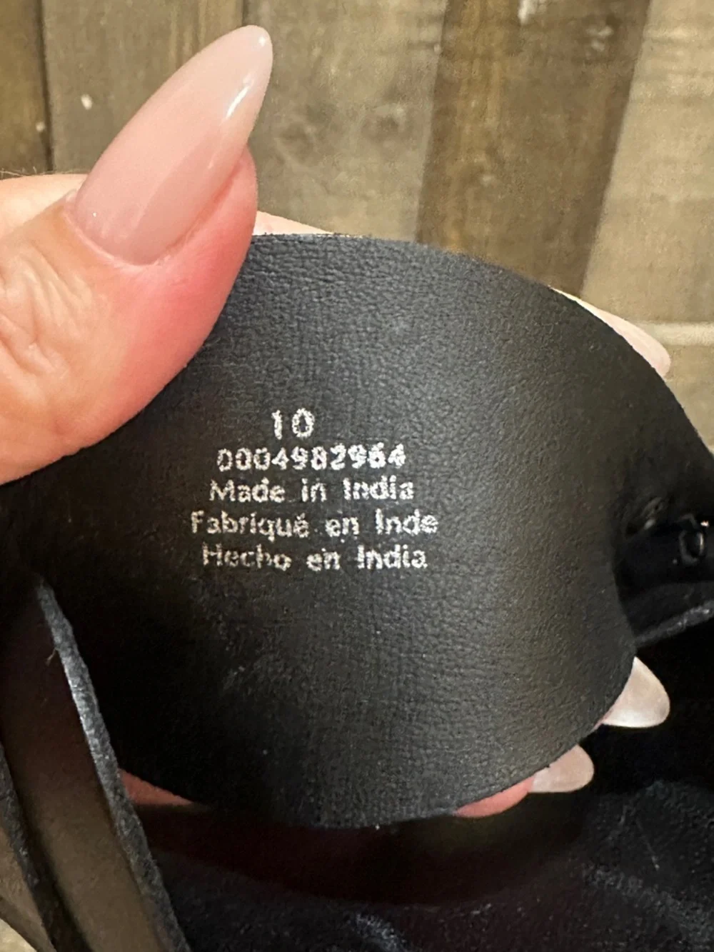 Free People Black Leather Barcelona Slip-On Sandals NEW | Size 10 - Picture 8 of 10